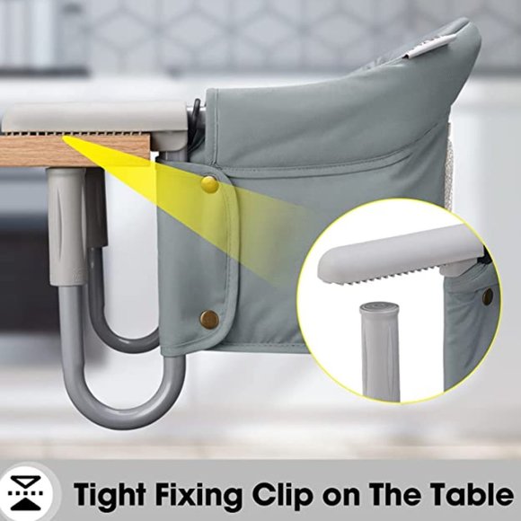 VEEYOO Clip On High Chair Folding Fast Table Chair with Storage Bag (Pre-owned) - Picture 5 of 8